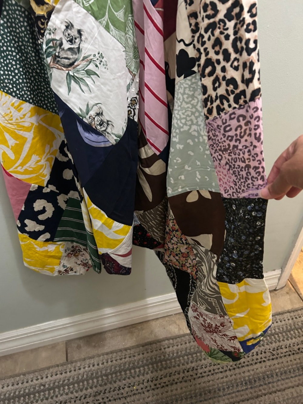 Bohemian Patchwork Jumpsuit - Multicolor - Picture 5 of 5